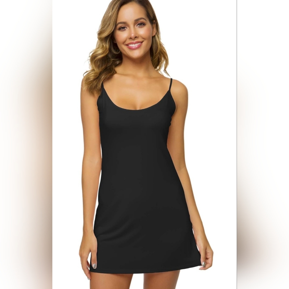 Women Viscose Spaghetti Strap Lingerie Sexy Nightgowns